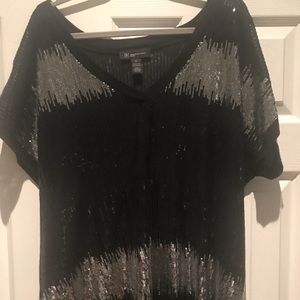 INC Sequin tunic